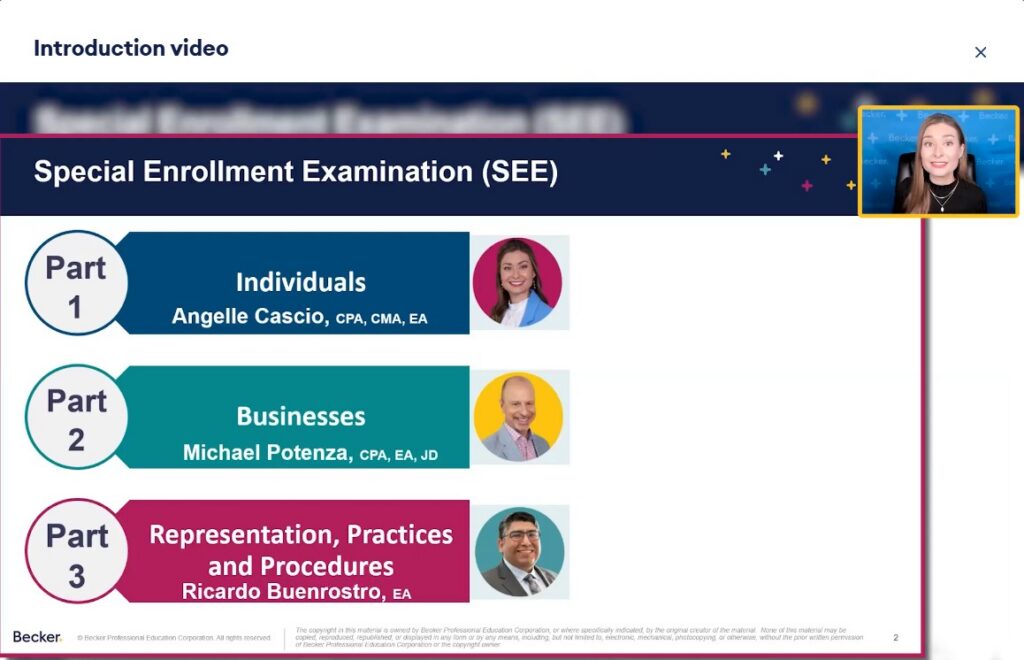 Becker EA study video