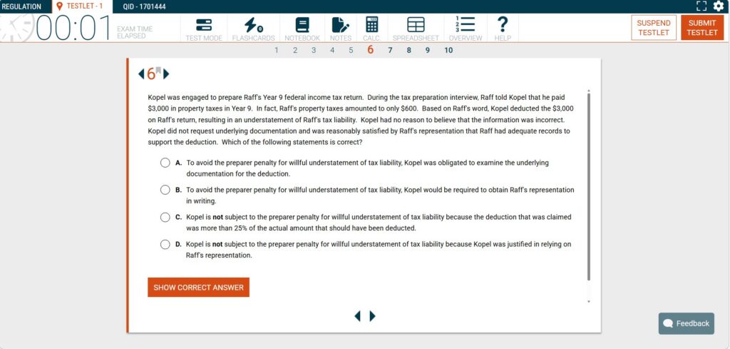 Becker vs UWorld CPA course content