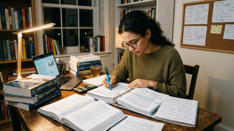 studying for the CFA exam