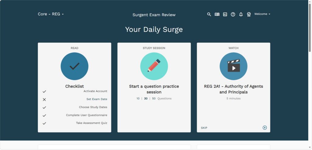 Surgent CPA Review platform